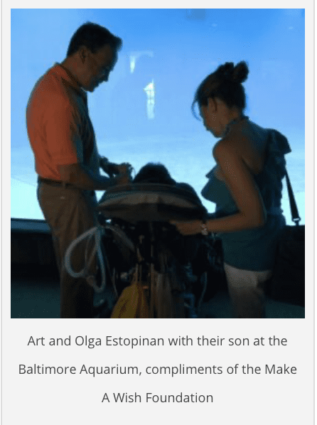 Art Estopinan Estopinan at the aquarium