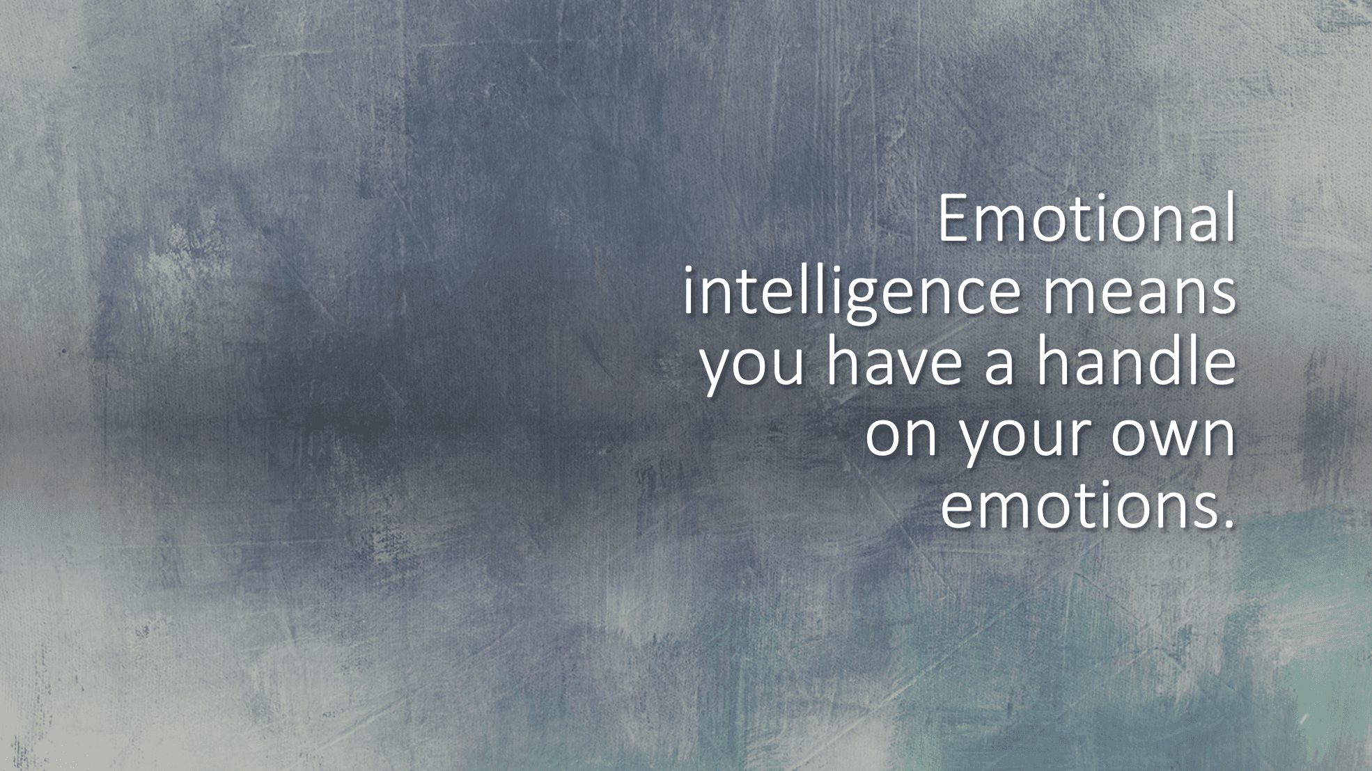 Emotional intelligence