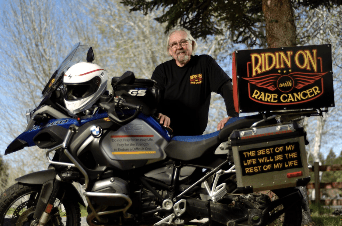Pat Shannon Pat Shannon with his motorcycle